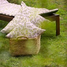 Coussin décoratif en tissu Délicatesse
