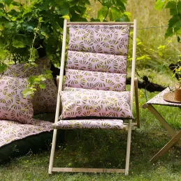 Chilienne matelassée en tissu imprimé Délicatesse