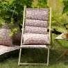 Chilienne matelassée en tissu imprimé Délicatesse