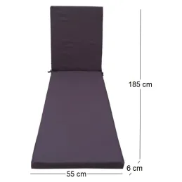 Coussin pour bain de soleil déhoussable Monte Carlo