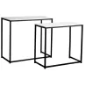Console en bois et métal (Lot de 2)