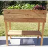 Potager sur pied en mélèze huilé 100 x 30 x 95 cm