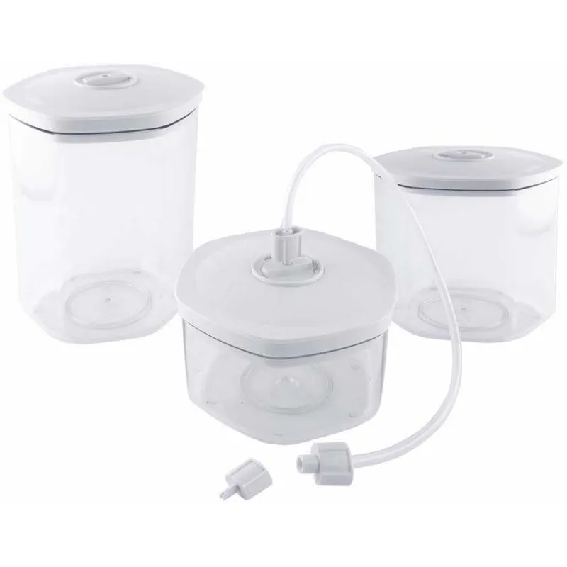 Boîtes sous vide en plastique (Lot de 3)