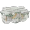 Set de 6 bocaux en verre à armature