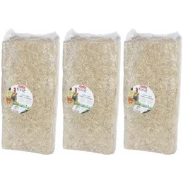 Paille naturelle pour litière 240 litres