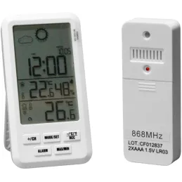 Station météo électronique petit format avec capteur