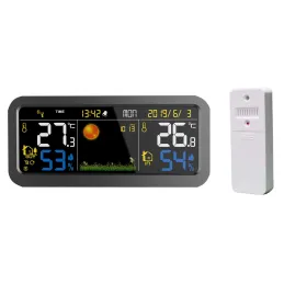 Station météo électronique couleur avec capteur extérieur