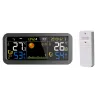 Station météo électronique couleur avec capteur extérieur