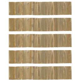 Bordure en bambou naturel