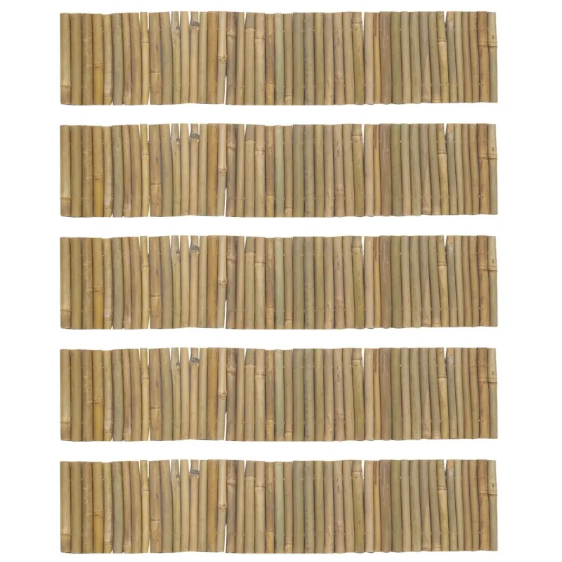 Bordure en bambou naturel