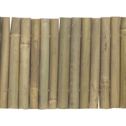 Bordure en bambou naturel