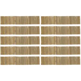 Bordure en bambou naturel