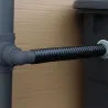 Collecteur d'eau anthracite pour gouttière circulaire
