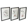 Assortiment de 3 cadres Visages