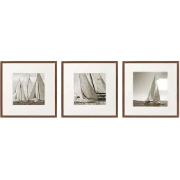 Ensemble de 3 cadres Bateaux