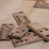 Jeu de dominos en bois de manguier