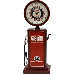 Horloge pompe à essence retro