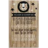 Plaque murale citation pour enfant
