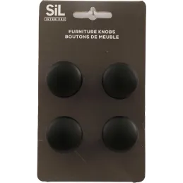 Ensemble de 4 boutons de meuble en alu