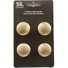Ensemble de 4 boutons de meuble en alu