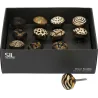 Bouton de porte rond antique (Lot de 12)