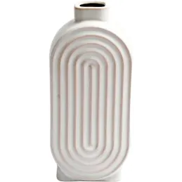 Vase en dolomite blanc