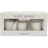 Coffret 3 bougies parfumées en verre
