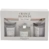 Coffret 2 bougies parfumée et diffuseur 50ml