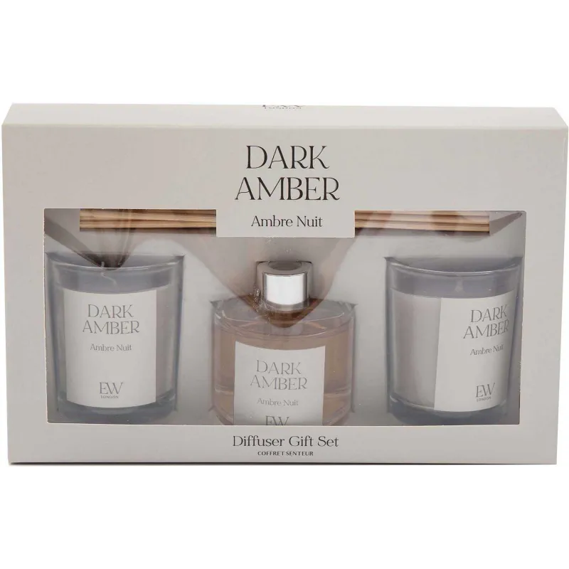 Coffret 2 bougies parfumée et diffuseur 50ml