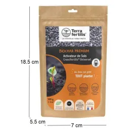 Fertilisant universel à base de biochar 500 gr