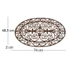Gratte-pieds paillasson grille en fonte
