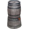 Récupérateur d'eau de pluie en polyéthylène avec support Barrel