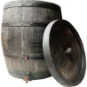 Récupérateur d'eau de pluie en polyéthylène avec support Barrel