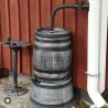 Récupérateur d'eau de pluie en polyéthylène avec support Barrel