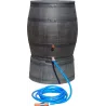 Récupérateur d'eau de pluie en polyéthylène avec support Barrel