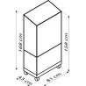 Serre de balcon en polycarbonate 4 mm et aluminium sur roulettes  Polis