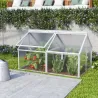 Serre potagère en polycarbonate 4 mm et aluminium Gaia Jumbo