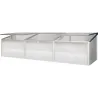Serre potagère en aluminium anodisé Gaia