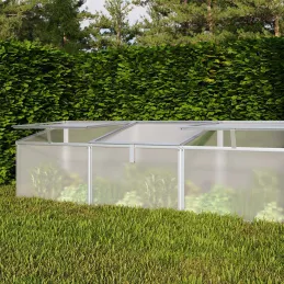 Serre potagère en aluminium anodisé Gaia