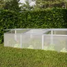 Serre potagère en aluminium anodisé Gaia