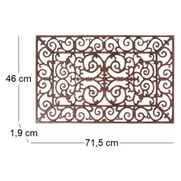 Gratte-pieds paillasson grille en fonte