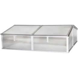 Serre potagère en aluminium anodisé Gaia
