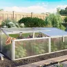 Serre potagère en aluminium anodisé Gaia