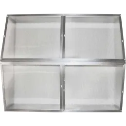 Serre potagère en aluminium anodisé Gaia