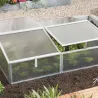 Serre potagère en aluminium anodisé Gaia