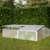 Serre potagère en aluminium anodisé Gaia