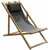 Chilienne en teck et toile Newton
