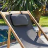 Chilienne en teck et toile Newton