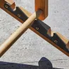 Chilienne en teck et toile Newton