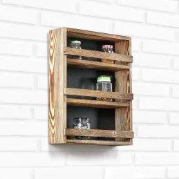 Etagère murale en bois